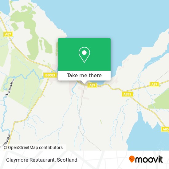 Claymore Restaurant map