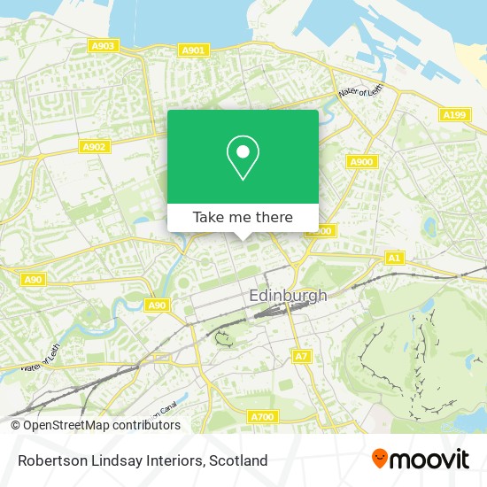 Robertson Lindsay Interiors map