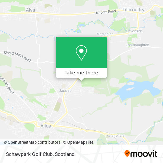 Schawpark Golf Club map