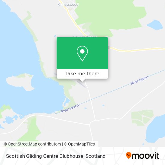 Scottish Gliding Centre Clubhouse map