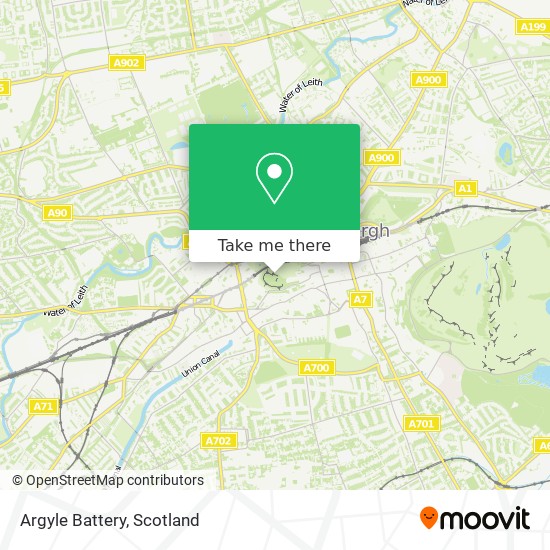 Argyle Battery map
