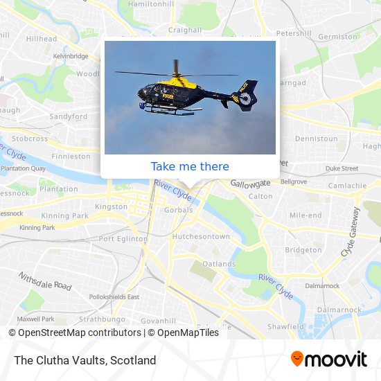 The Clutha Vaults map