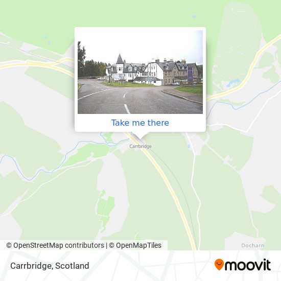 Carrbridge map