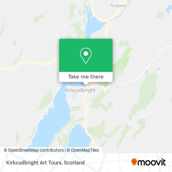 Kirkcudbright Art Tours map