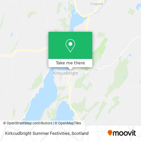 Kirkcudbright Summer Festivities map