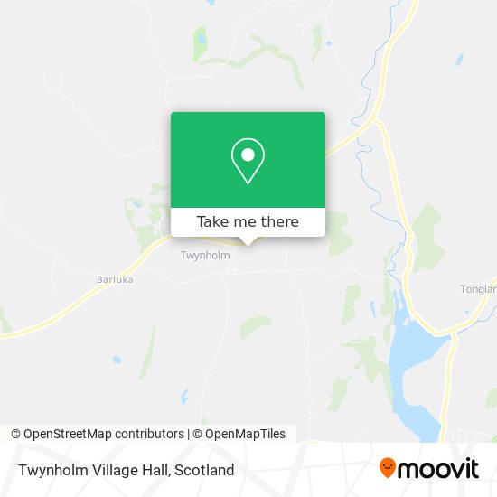 Twynholm Village Hall map