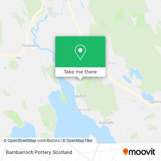 Barnbarroch Pottery map