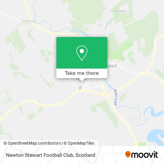 Newton Stewart Football Club map