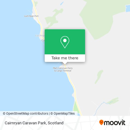 Cairnryan Caravan Park map