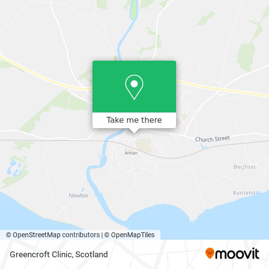 Greencroft Clinic map