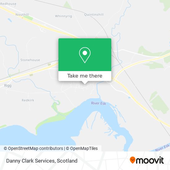 Danny Clark Services map