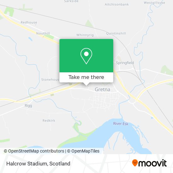 Halcrow Stadium map