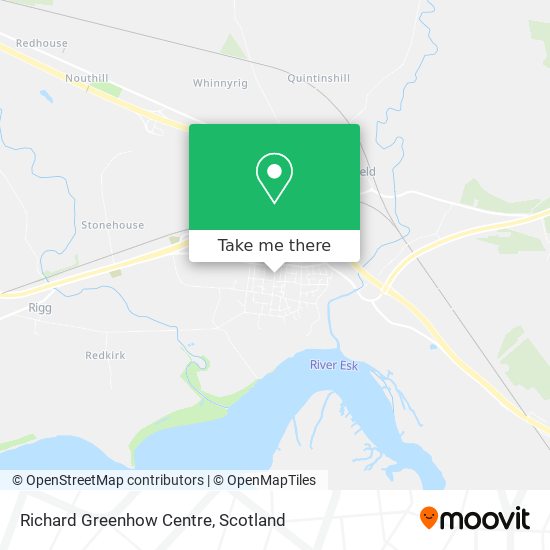 Richard Greenhow Centre map