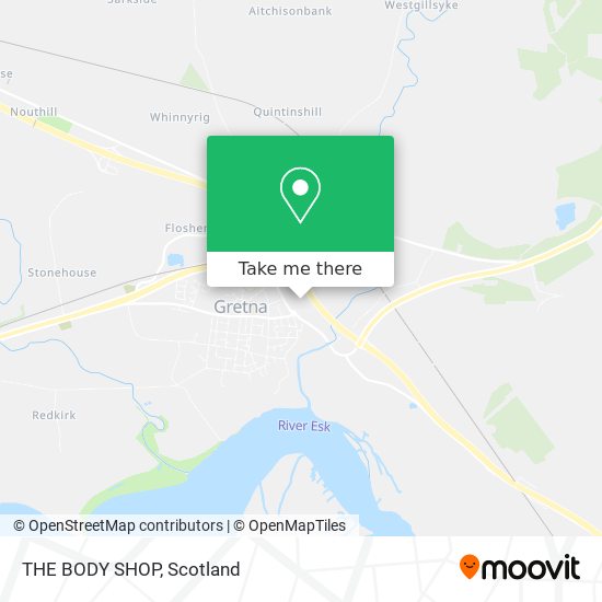 THE BODY SHOP map