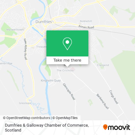 Dumfries & Galloway Chamber of Commerce map