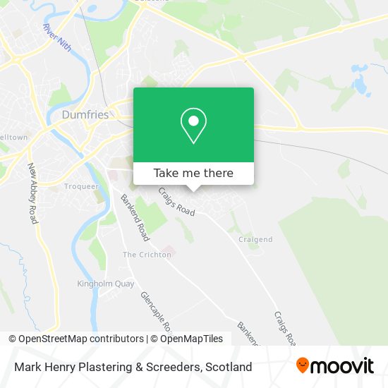 Mark Henry Plastering & Screeders map