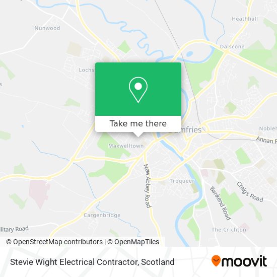 Stevie Wight Electrical Contractor map