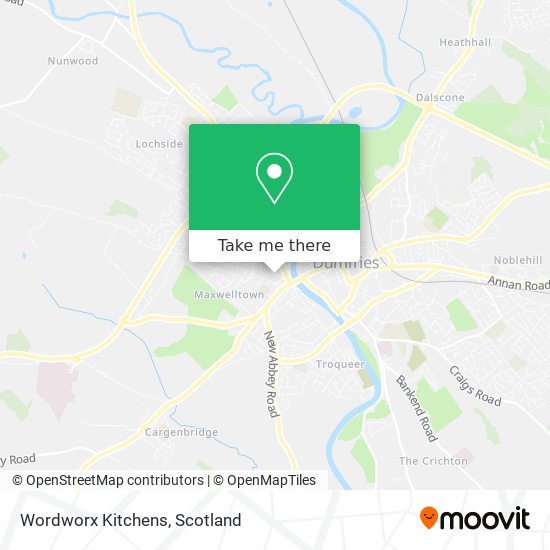 Wordworx Kitchens map