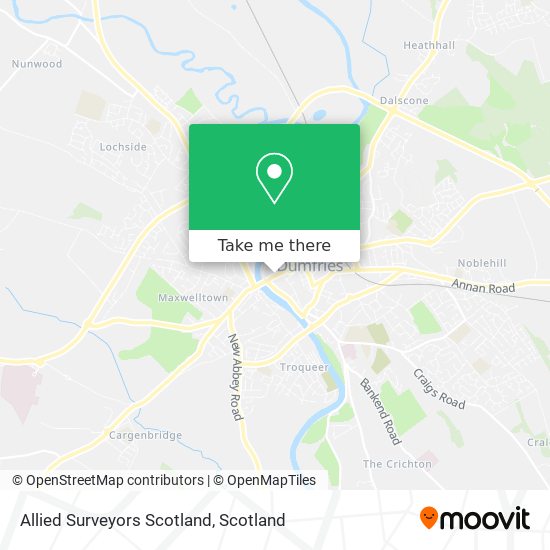 Allied Surveyors Scotland map