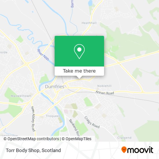 Torr Body Shop map