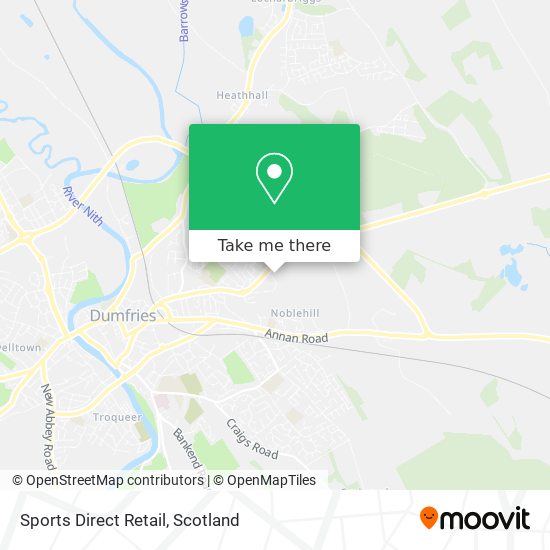 Sports Direct Retail map