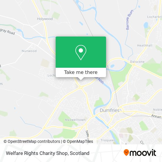 Welfare Rights Charity Shop map
