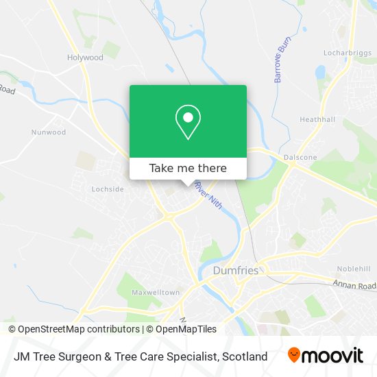 JM Tree Surgeon & Tree Care Specialist map