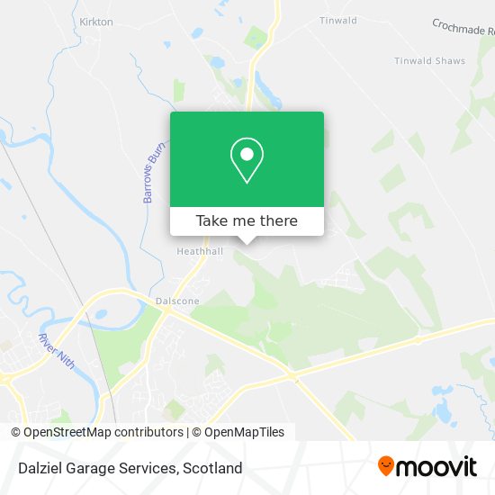 Dalziel Garage Services map