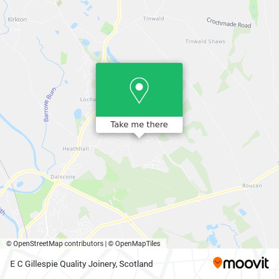 E C Gillespie Quality Joinery map