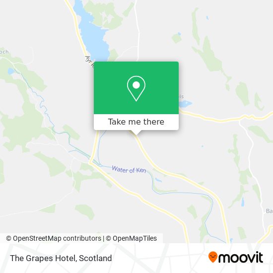 The Grapes Hotel map