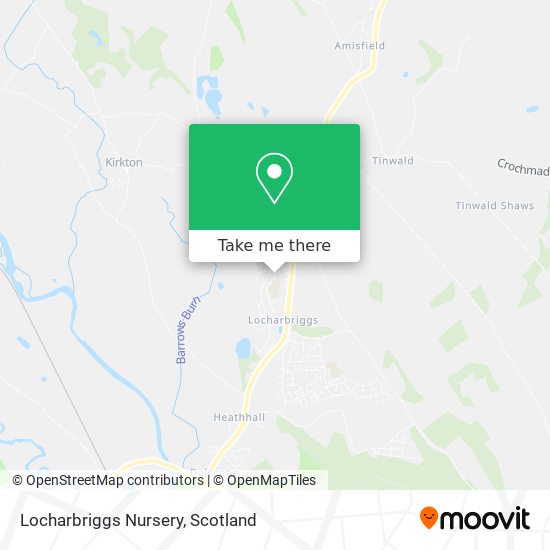 Locharbriggs Nursery map