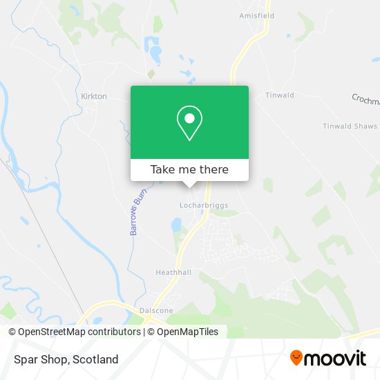 Spar Shop map