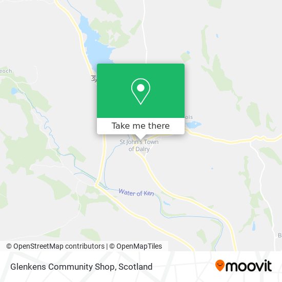 Glenkens Community Shop map