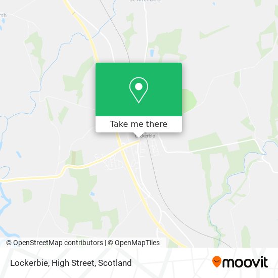 Lockerbie, High Street map