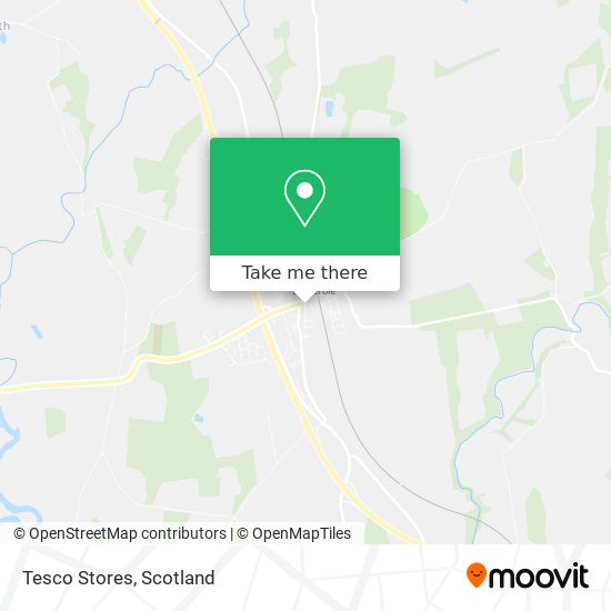 Tesco Stores map