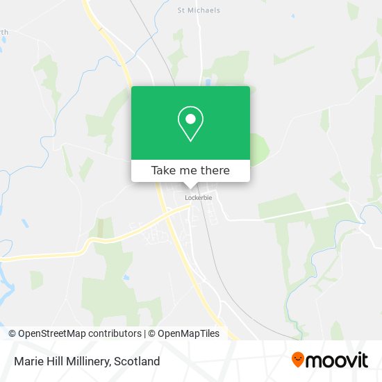 Marie Hill Millinery map
