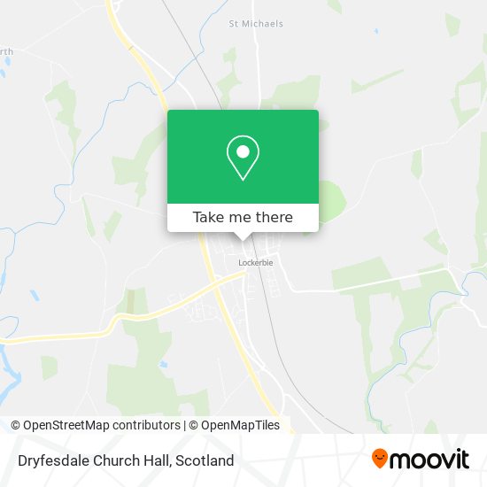 Dryfesdale Church Hall map