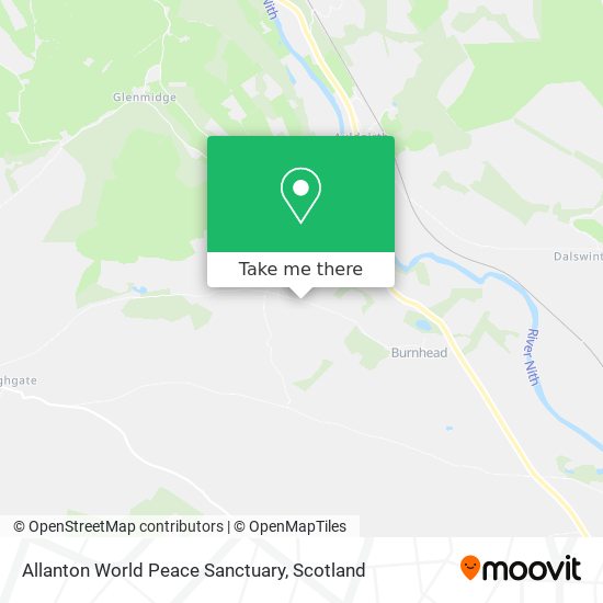Allanton World Peace Sanctuary map