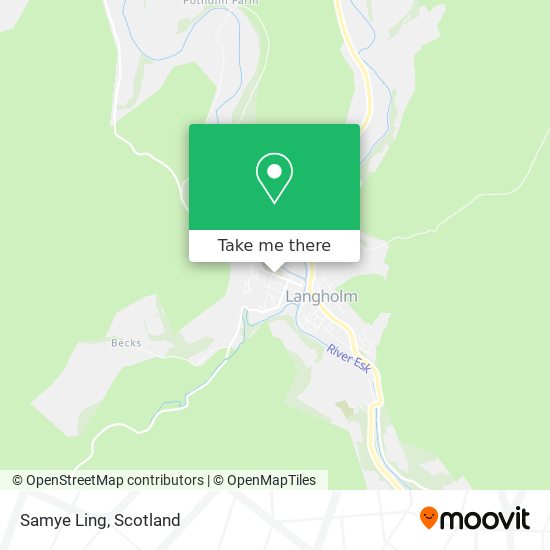 Samye Ling map