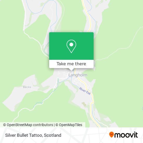 Silver Bullet Tattoo map