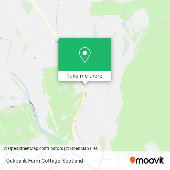 Oakbank Farm Cottage map