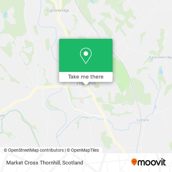 Market Cross Thornhill map