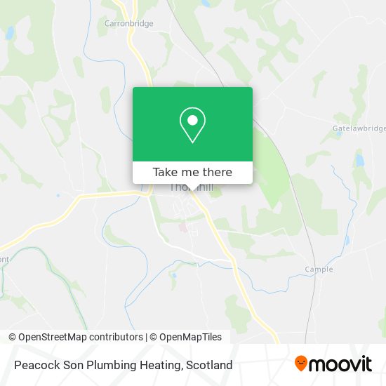 Peacock Son Plumbing Heating map