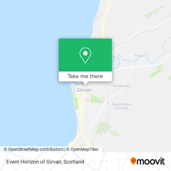 Event Horizon of Girvan map