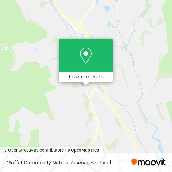 Moffat Community Nature Reserve map