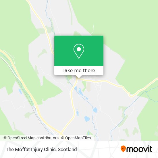The Moffat Injury Clinic map