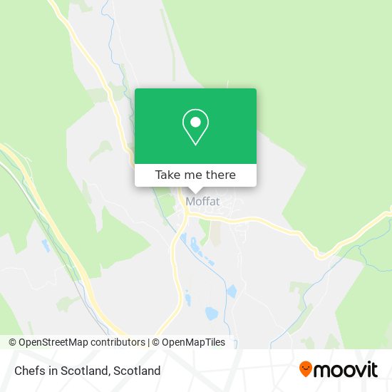 Chefs in Scotland map