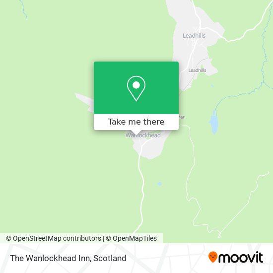 The Wanlockhead Inn map
