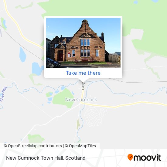 New Cumnock Town Hall map