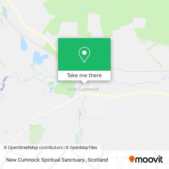 New Cumnock Spiritual Sanctuary. map